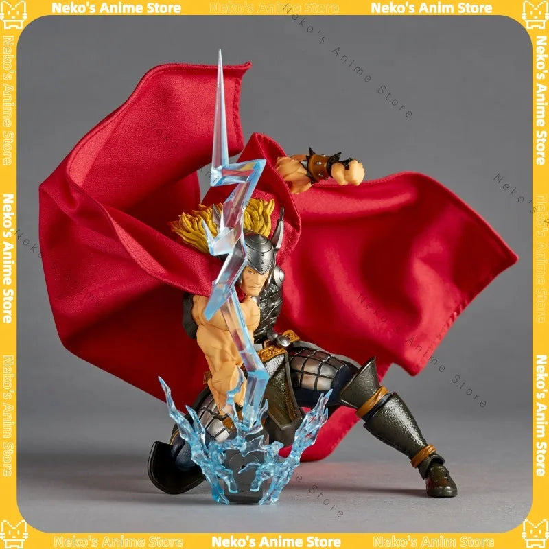 【In Stock】Kaiyodo Yamaguchi Revoltech Marvel Thor Action Figure Anime Model Trendy Toys Desktop Doll Collectibles Gift Figure
