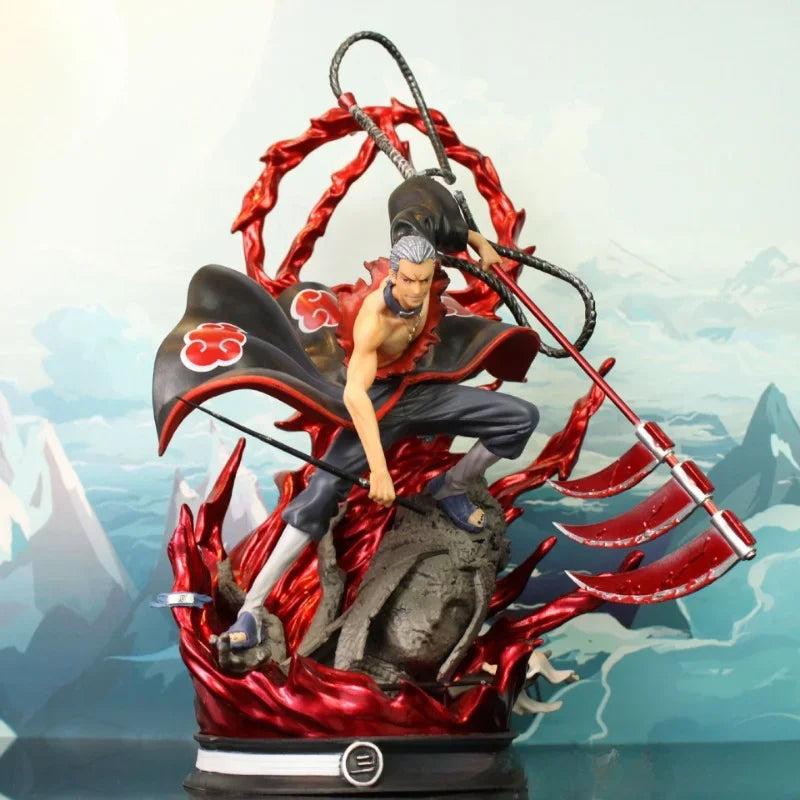 36 cm Hidan Akatsuki Böser Gott Form Figur Animation Peripherie Spielzeug Sammlungen Desktop Ornament Handwerk Modell Urlaub Geschenke Spielzeug