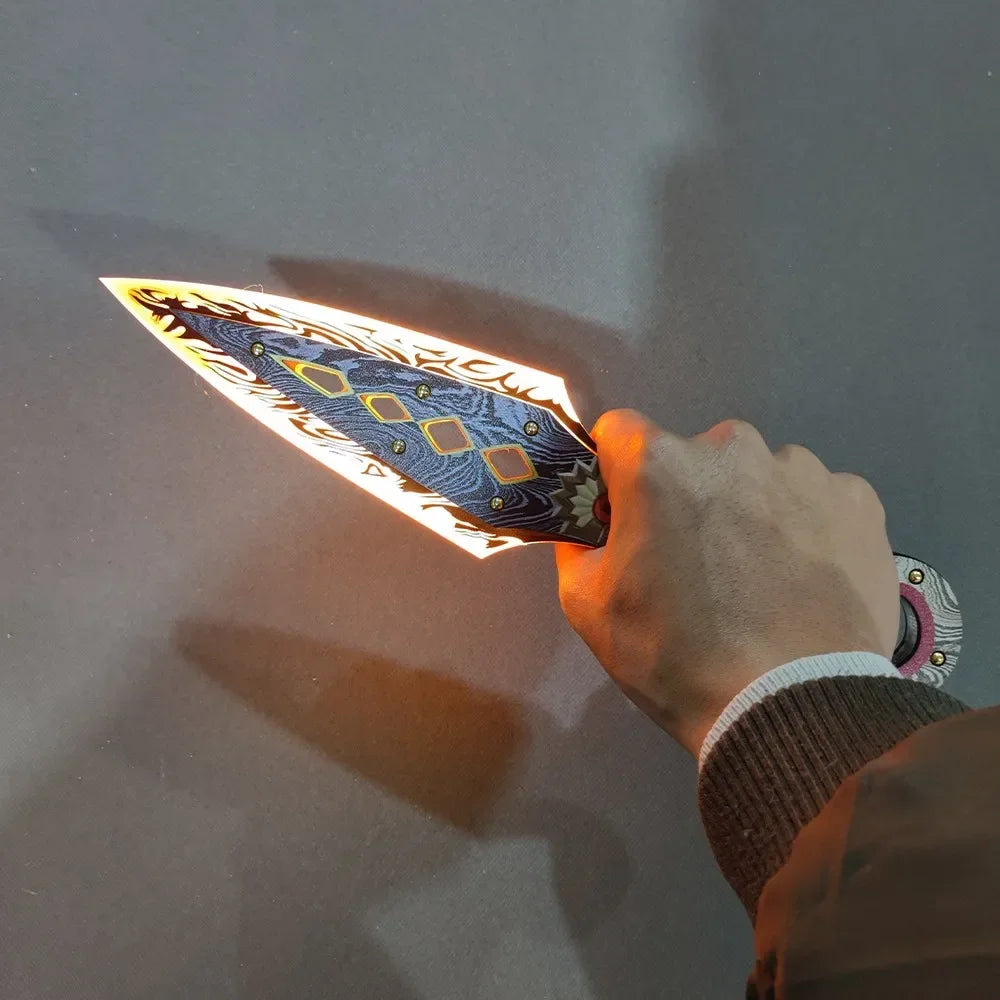 Apex Legends Heirloom Weapons Wraith Kunai Plastic Luminous Cosplay Game Swords Anime Figures Model Collection Toy for Kids