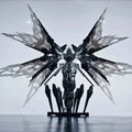 Long Dragon 7701MGEX Assault Freedom Model 1/100 Repair Version With Light Wings Midnight Black Collectible Action Figure