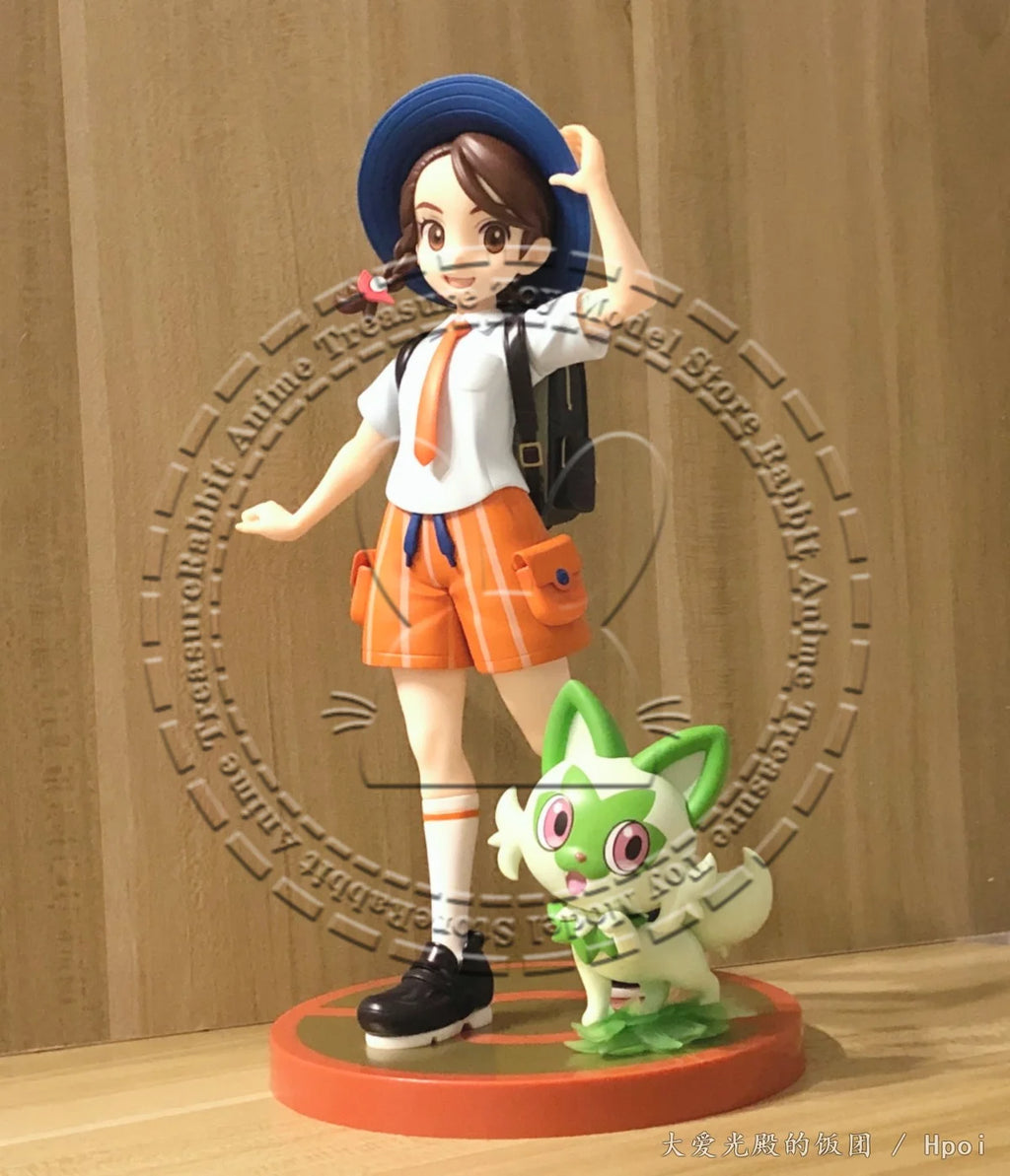 In Stock Original Genuine Kotobukiya ARTFX J Pokemon Violet Aoi with Nyaoha Scale Figure Collectible