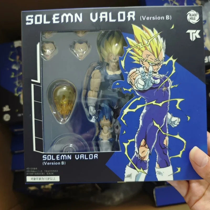 Hot Black Hole & Tk Dragon Ball Z Shf Super Saiyan Ssj Majin Vegeta Battle Damage Anime Action Figures Model Toys Collector