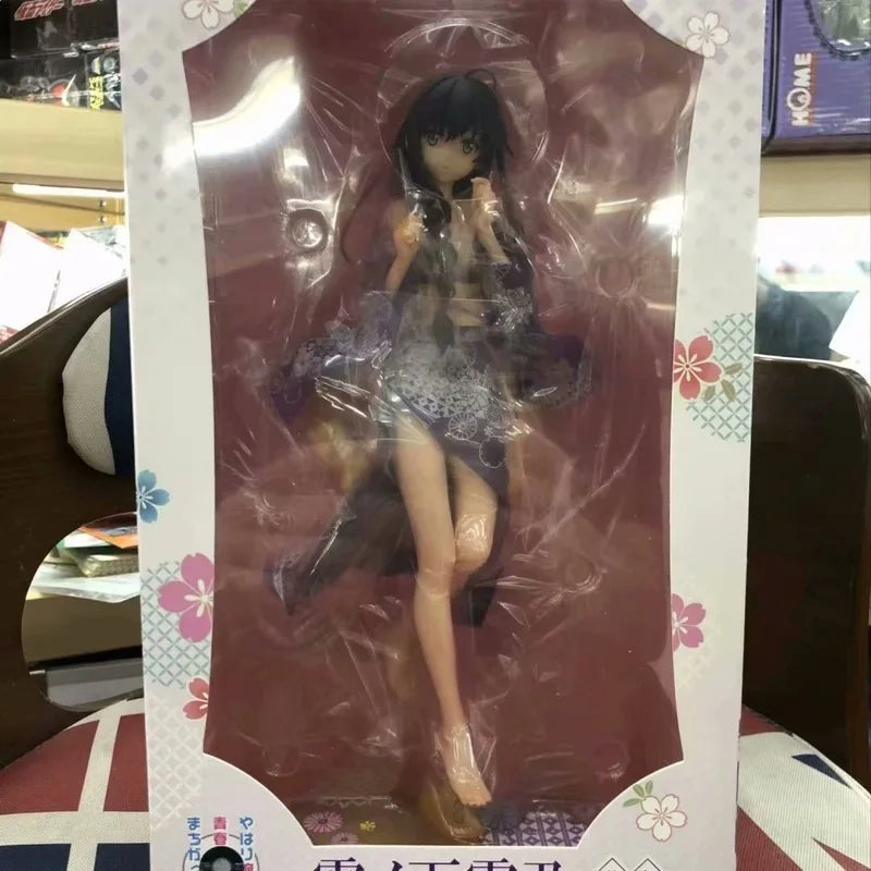New 26cm Anime My Teen Romantic Comedy Snafu Yukinoshita Yukino Standing Posture Action Figure Pvc Model Toys Desk Decor Gift