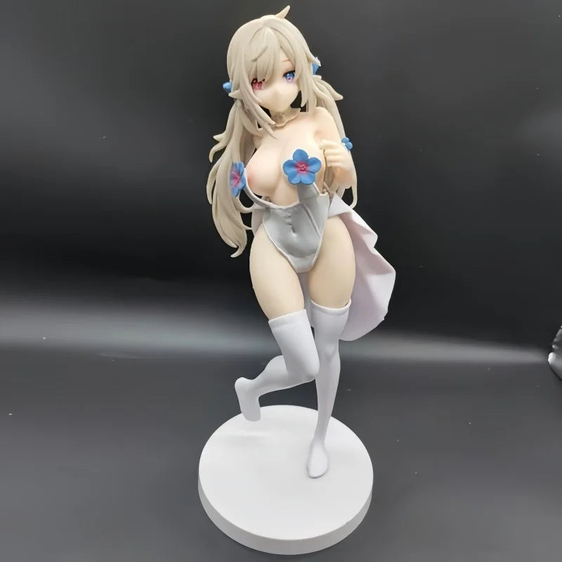 In Stock Anime Figure Pure White Elf  Action Figure Home/Office Decoration Japanese Anime Collection Toys Hentai Model Doll Gift