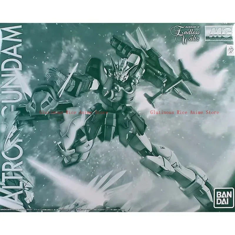 In stock Bandai Gundam Model Kit for Boys Anime Figures PB MG 1/100 Altron EW Crossbone Mobile Imbibe Gunpla Action Figure Toys