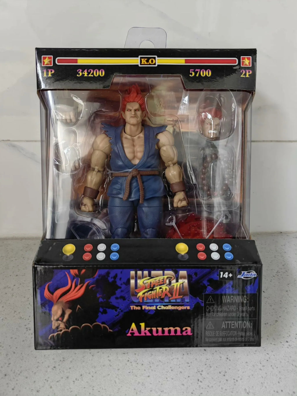In Stock Originate JADA TOYS SF AKUMA Gouki Balrog E.Honda Edmond Honda Cammy White Movable Model Game Anime Figures Model Toys