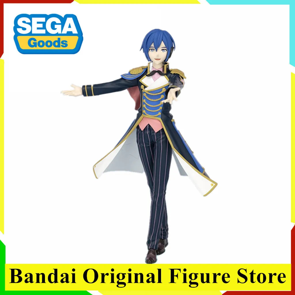 Original SEGA Hatsune Miku Kagamine Len Rin Megurine Luka MEIKO KAITO Anime Figure Toys Desktop×Decorate Collections PVC Model