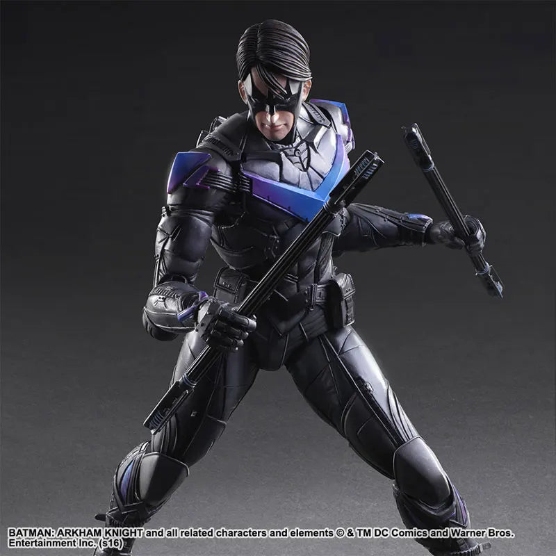 Play Arts Nightwing Action Figure The Dark Knight Batman PA Collection Doll Model Toys