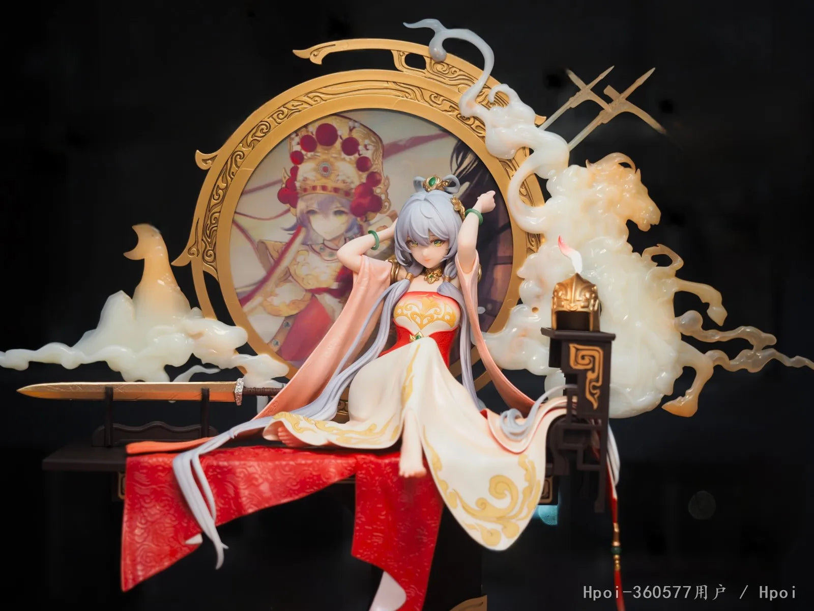 In Stock Genuine Vsinger × Bearpanda Luotianyi Ballad of Mulan 1/6 Anime Figure Model Toys Collection Ornament