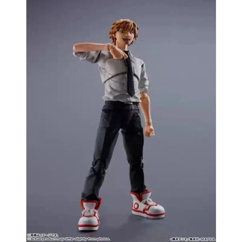 Fast shipping Bandai S.H.Figuarts SHF Chainsaw Man Aki Hayakawa Model Kit SHF PVC about 14.5cm Action Figures Model Toys Figure