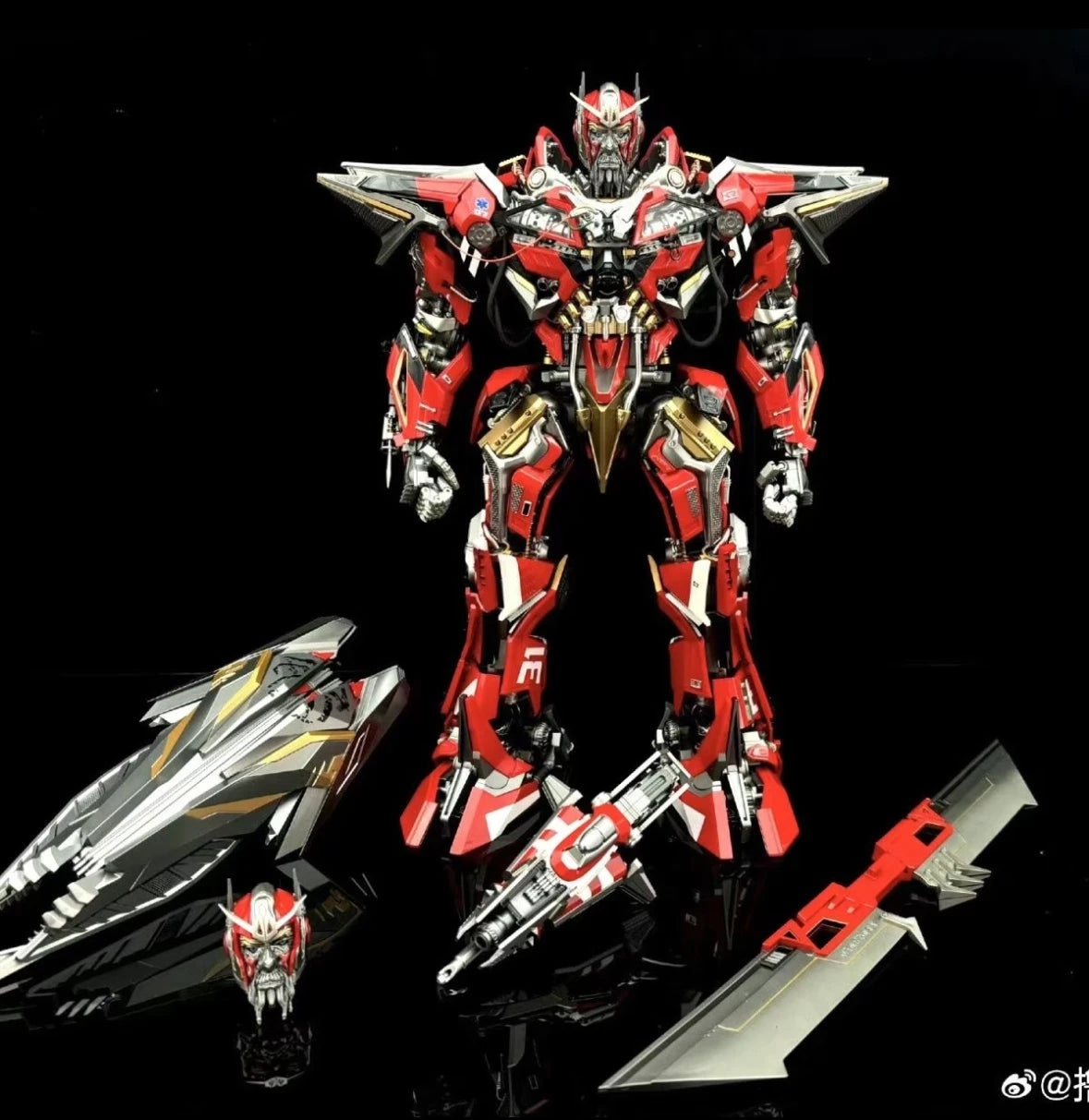 SP-316 SP316 Sentinel Prime 1:1 Scale Movie Series Alloy Parts Action Figure Desktop Decoration Birthday Gift Collectible Toy