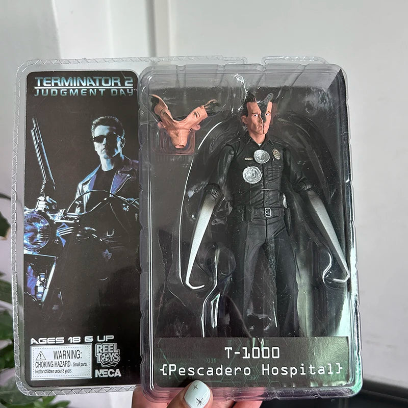 NECA The Terminator T-800 T-1000 Endoskeleton PVC Action Figure Collectible Model Toy 7 Types 18cm