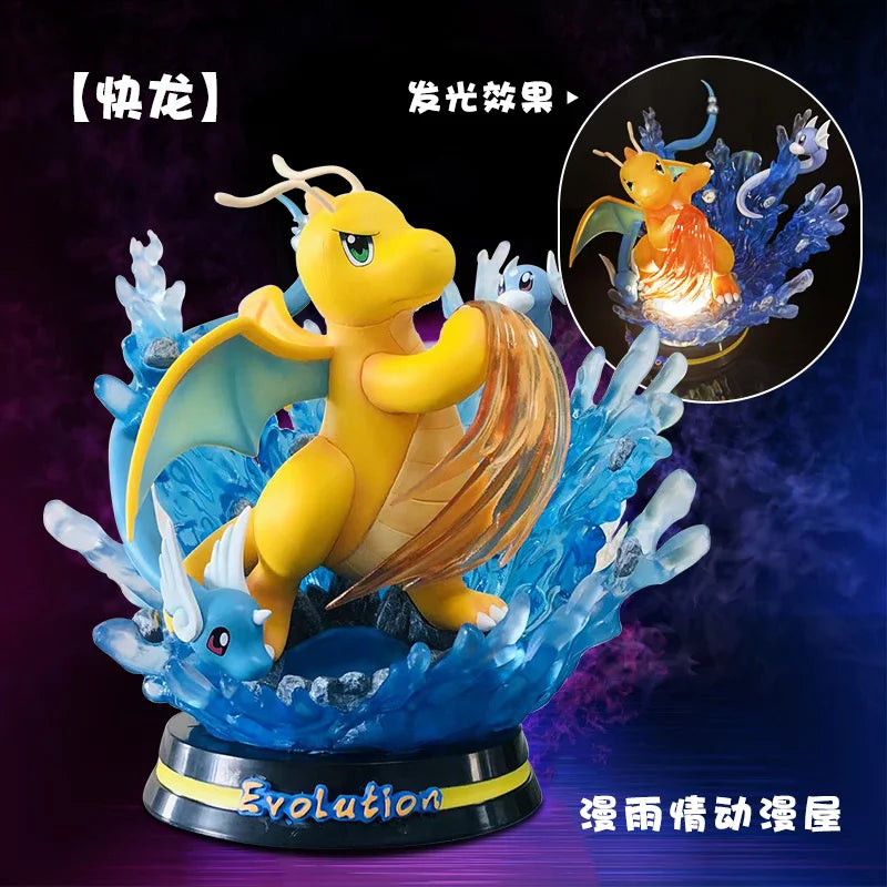 New Bkm Evolution Group Super Dream Spitfire Dragon Geng Ghost Bulbasaur Seed Johnny Turtle Handmade Model Trendy Play Doll Gift