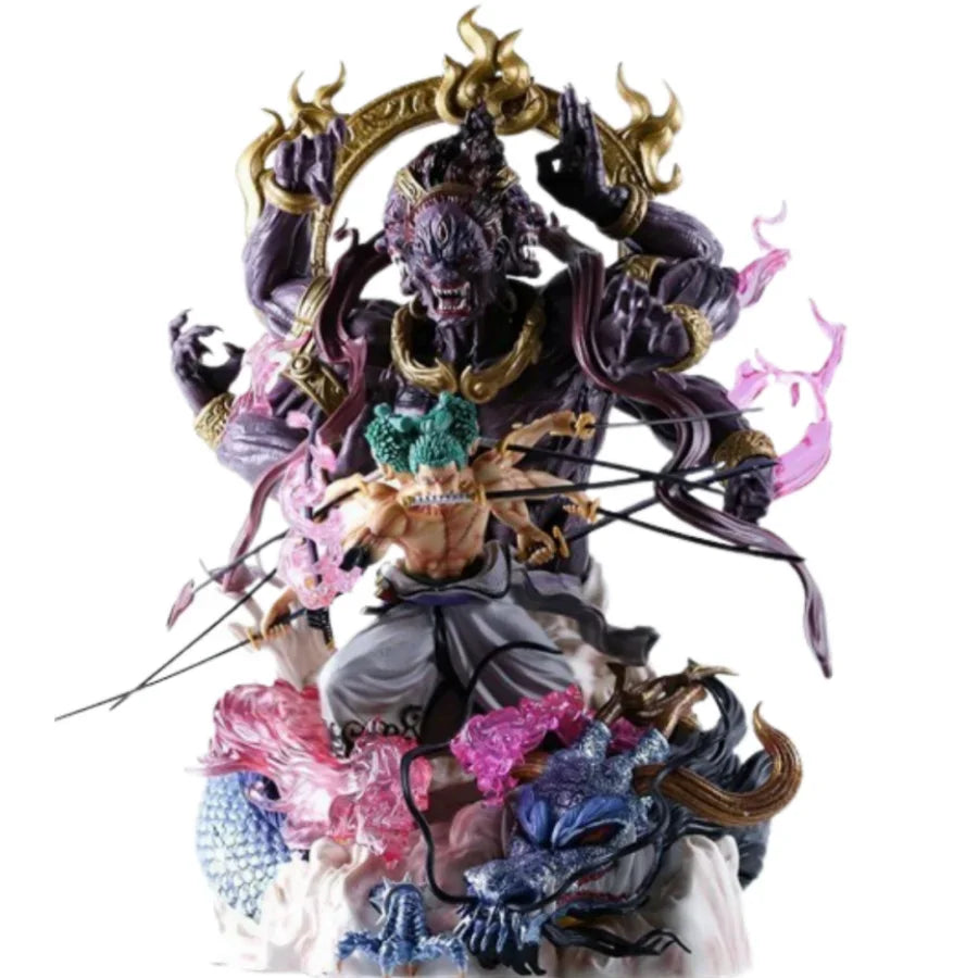 52 cm große One Piece Asura Zoro-Figur im Neun-Schwert-Stil, große Anime-Statue, episches Sammlermodell, Dekoration, Ornamente, Geschenk für Männer