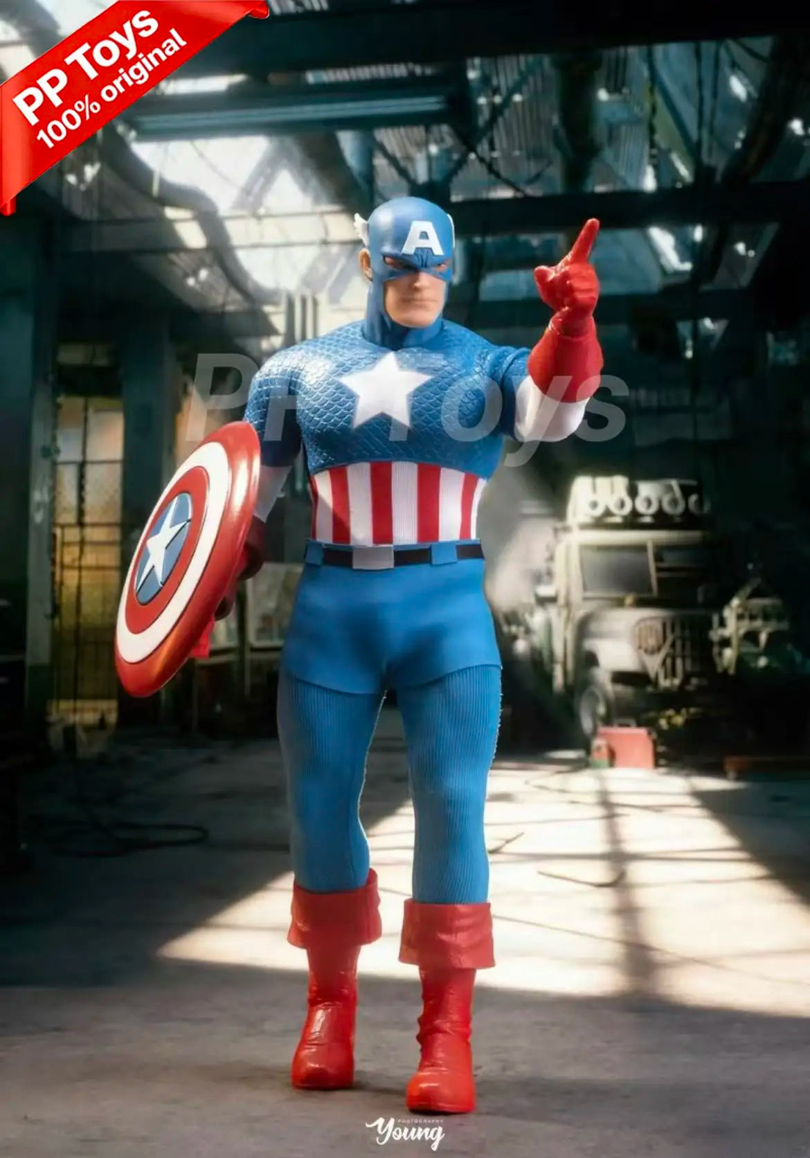 Spot New Genuine Mezco Ant One: 12 Captain America: The Platinum Age Action Figure Toy Gift Fan Collection