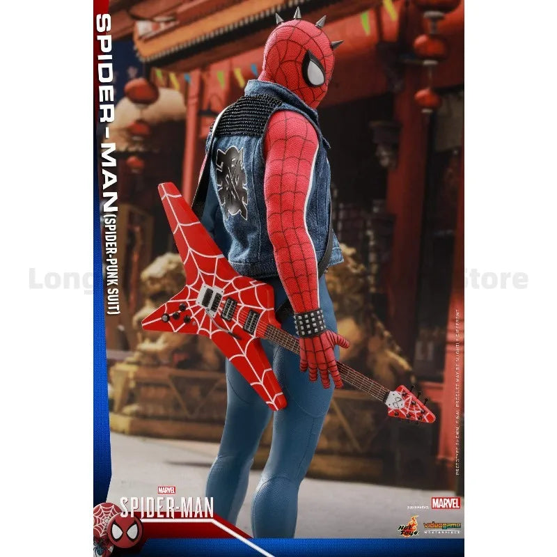 In Stock HT 1/6 VGM32 PS4 Game Version Spider-Man Spider-Man Punk Suit Action Figure Model Gift Collection