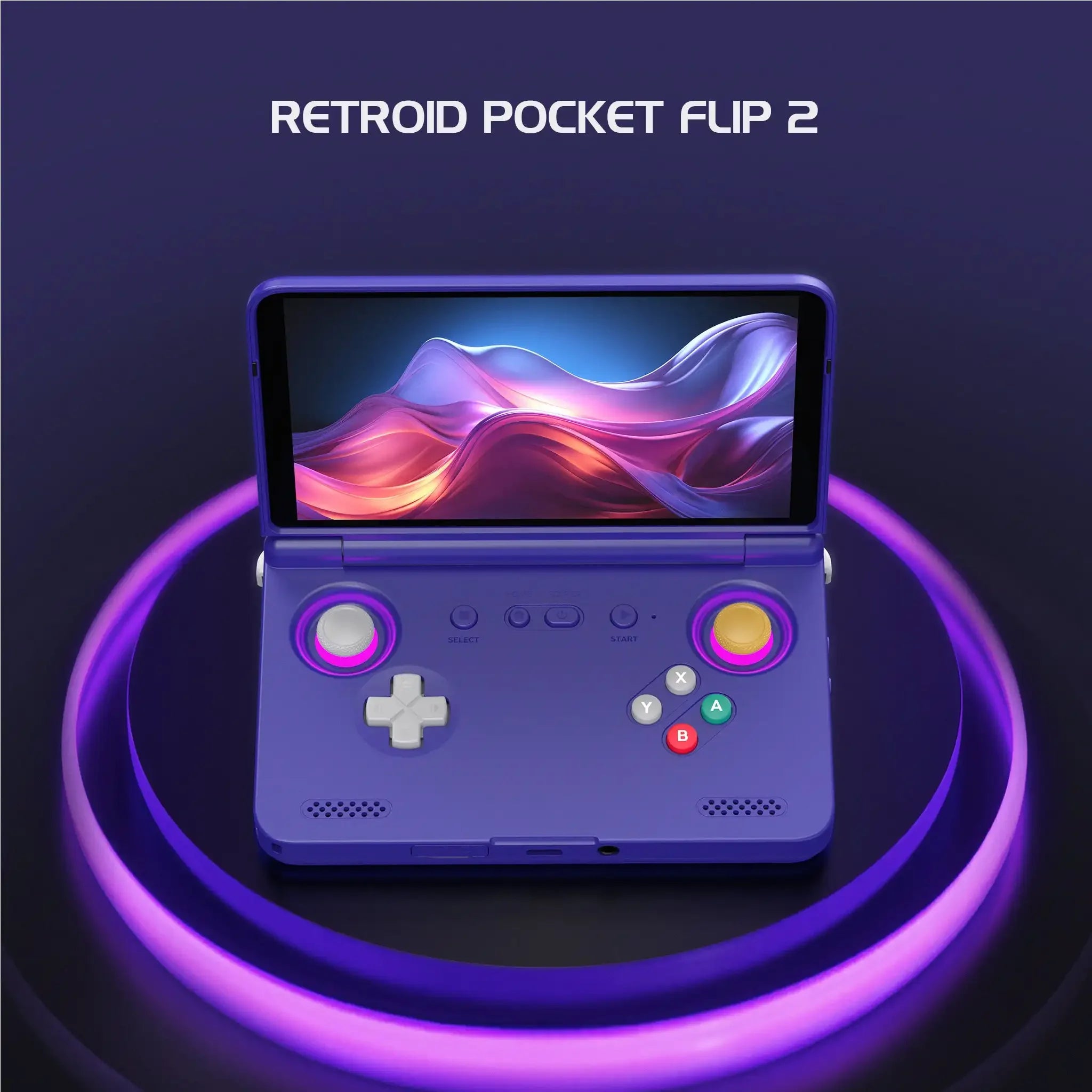 Retroid Pocket Flip 2 SD865 / D1100 Retro Handheld game Console 1080p 500Nits Foldable Gaming Console with 5.5" Screen 5000mAh