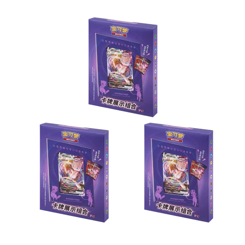 In Stock Original Chinese Version Pokes Trading Card Game Ptcg Eevee Show Photo Frames Gift Box Desktop Decoration Birthday Gift