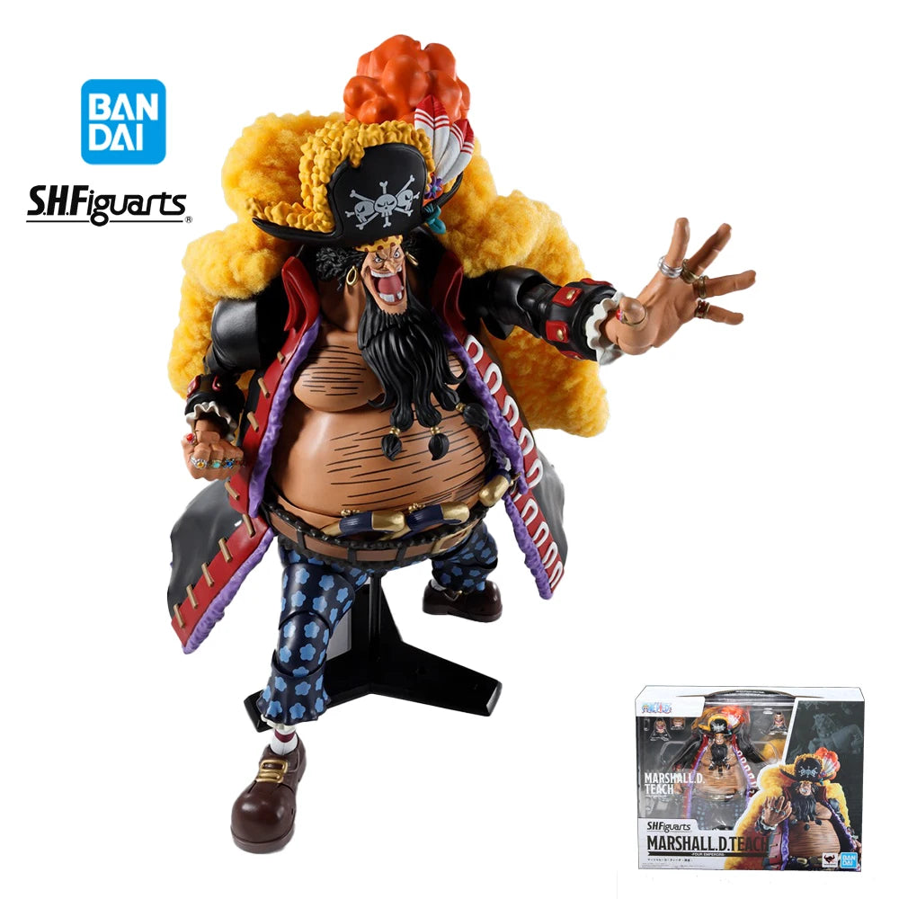 Bandai S.H.Figuarts Marshall D. Teach - The Four Emperors Blackbeard 24CM PVC Figure Highly Detailed Collectible Model Toy Gift