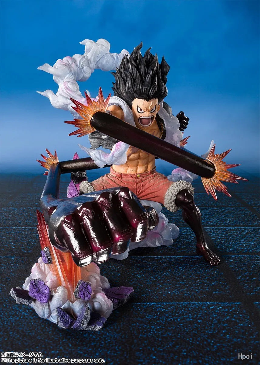 【MT】Original Bandai FiguartsZERO ONE PIECE Monkey D. Luffy Fourth Gear Great Snake Man · King Snake Action Figure Toy