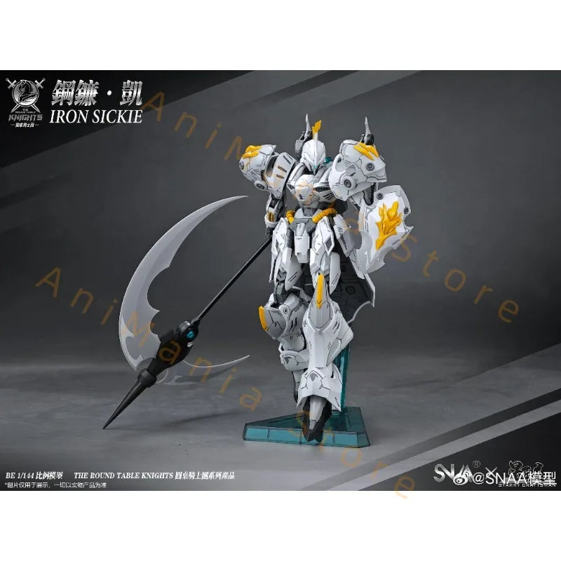 Original SNAA HG 1/144 SC-007 Iron Sickle Assembly Model Kit Knight Action Figure Robot Plastic Model Collection Customized Toys