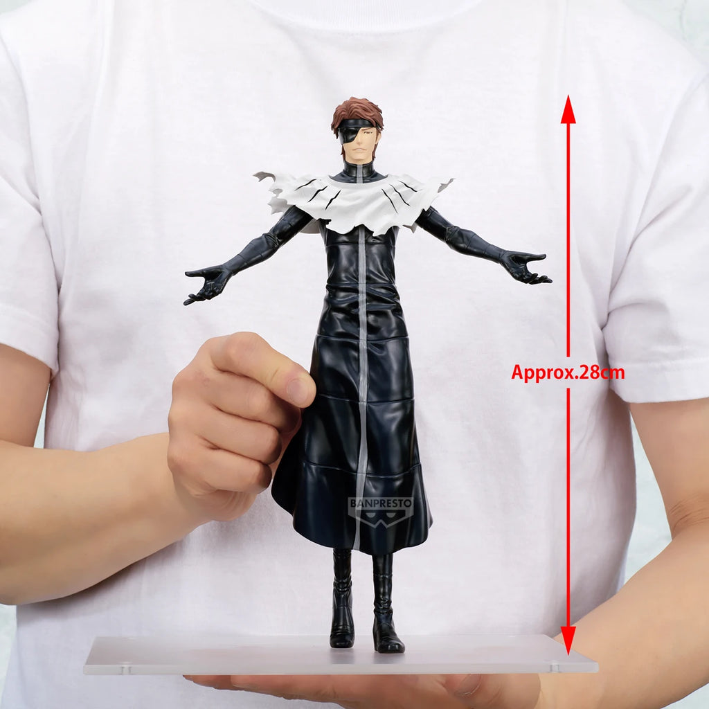 Original Bandai Spirits Bleach Anime Grandista Aizen Sousuke PVC Action Figure Banpresto Bleach Model Figurine Toys Gift