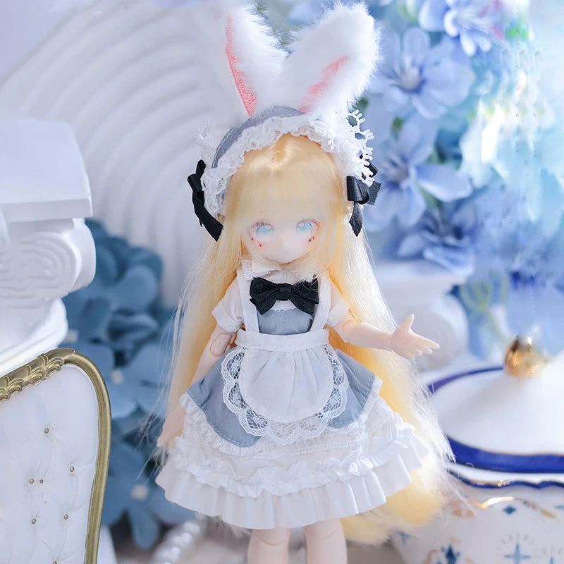 1/8 Mjd Movable Doll Girl Body Series 21cm Trendy Anime Figurines Collectable Girlheart Toys Ornaments Gift