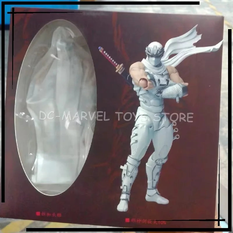 In Stock AC Factory The Second Batch Ryu White Version Ryu Hayabusa Kaiyodo Revoltech Amazing Yamaguchi Ryu Hayabusa Figure Toy