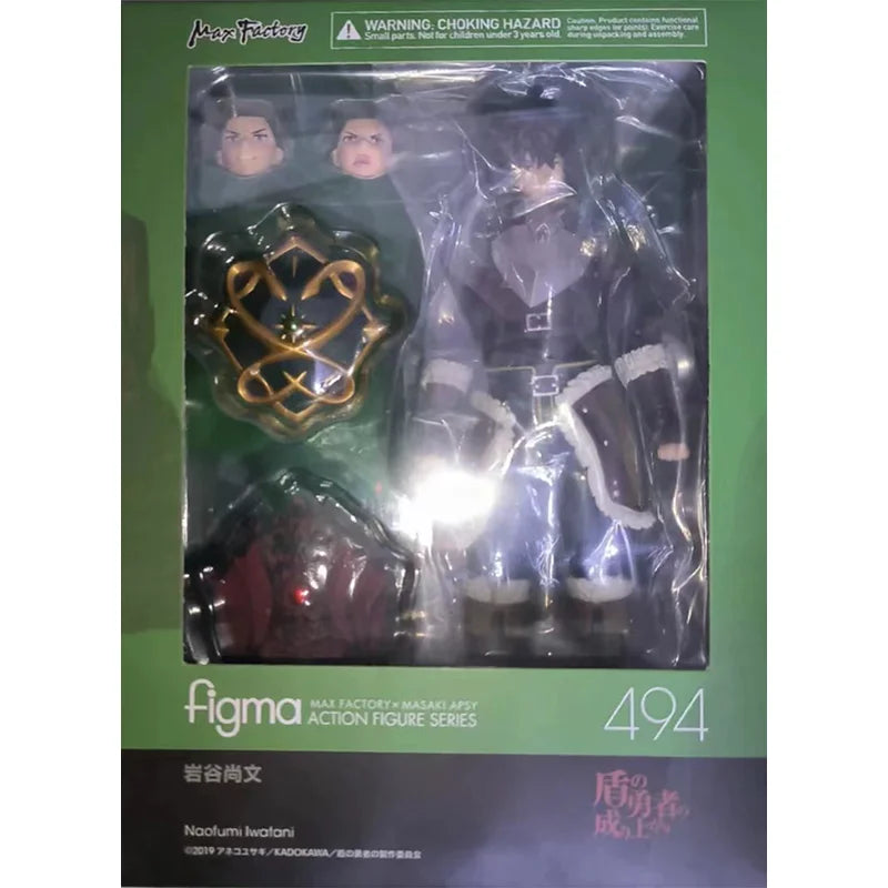 In Stock 100% Original Figma 494 The Rising Of The Shield Hero Season 2 Naofumi Iwatani DX ver. Anime Action Figures Model Toys