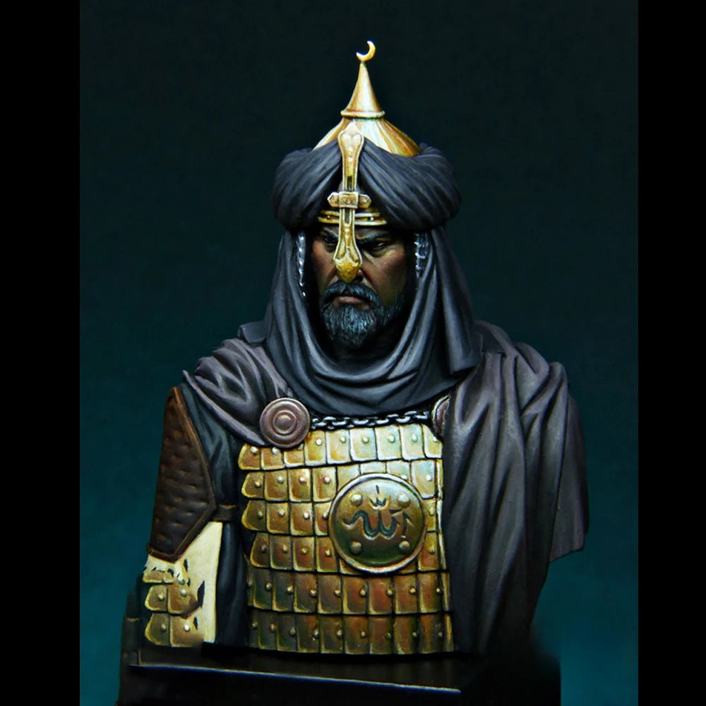 1/16 Saladin, Resin Model figure Bust, GK, Historical theme, Unassembled and unpainted kit