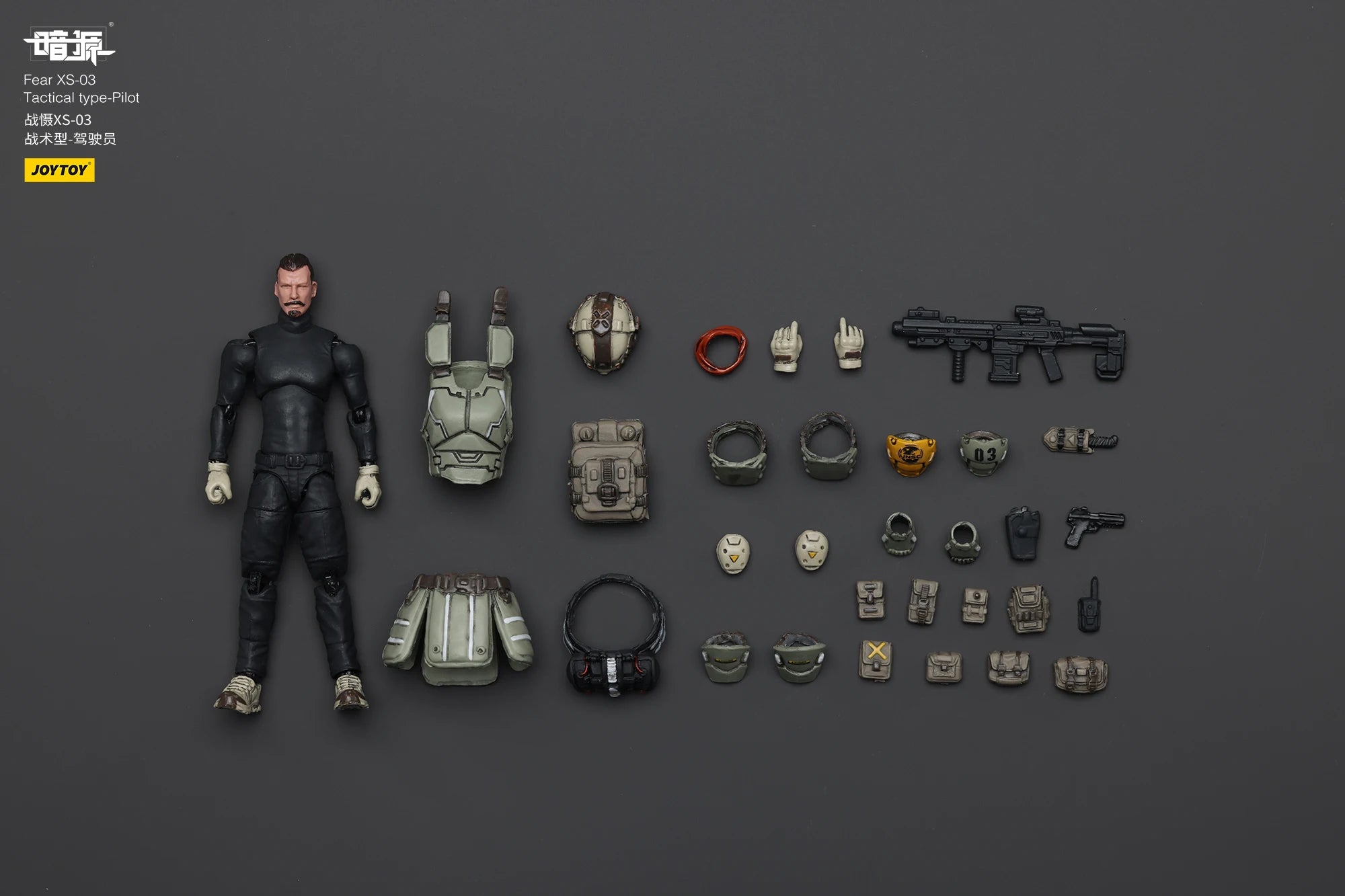 JOYTOY Dark Source 1/25 Мащаб 1:25 Fear XS-03 Тактически тип-пилот XS-02 Тип щурм XS-01 Тип нощен рейд Екшън фигурка Модели играчки