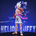 21 см One Piece Аниме фигурка Luffy GEAR 5 Фигурка Nika Luffy Sun God Екшън фигурки Колекционерски модели играчки Подарък