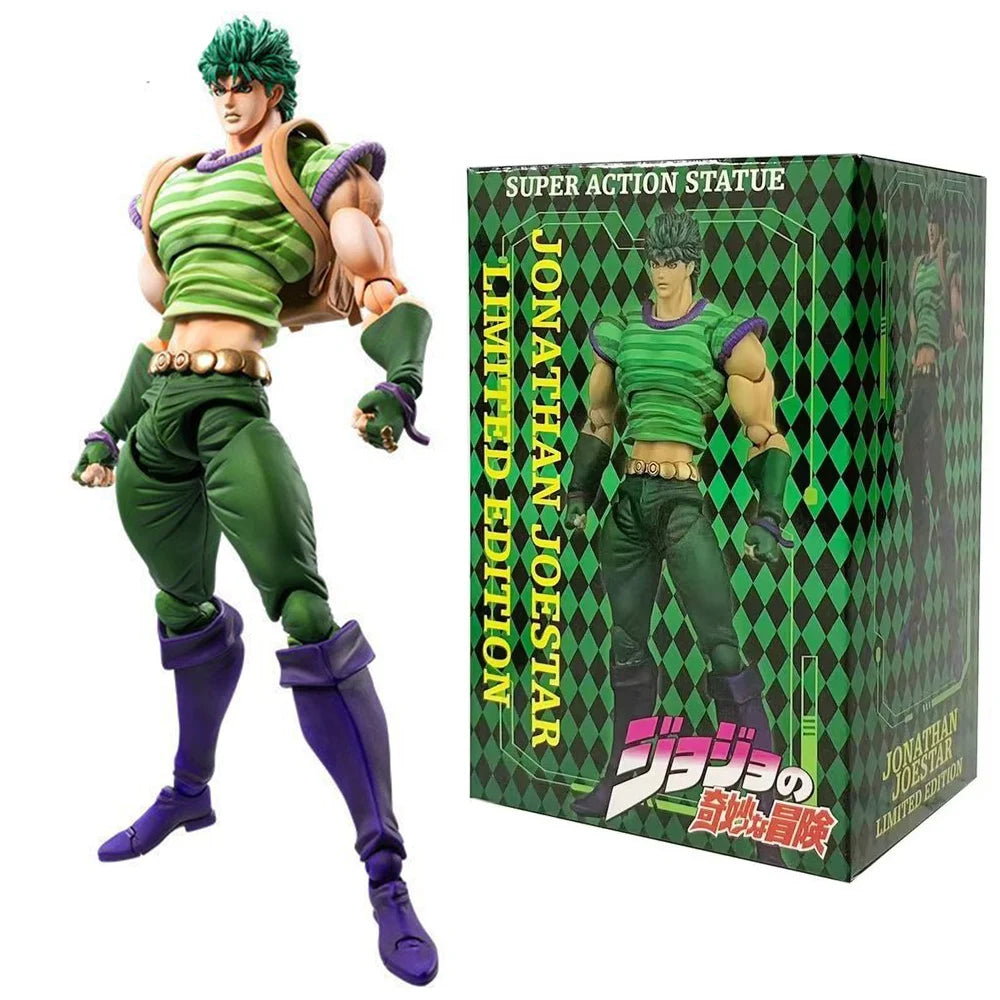 18CM Аниме JoJo's Bizarre Adventure Figure Jonathan Joestar Statue Legend Standing Model Toy Gift Aciton Figure
