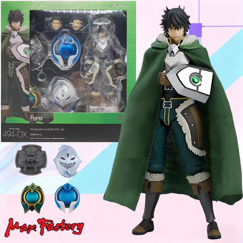 Low price In Stock MAX Factory Original Box FIGMA 494 Naofumi Iwatani DX Action Figure Model Gift for Kid Foam Box Packaging