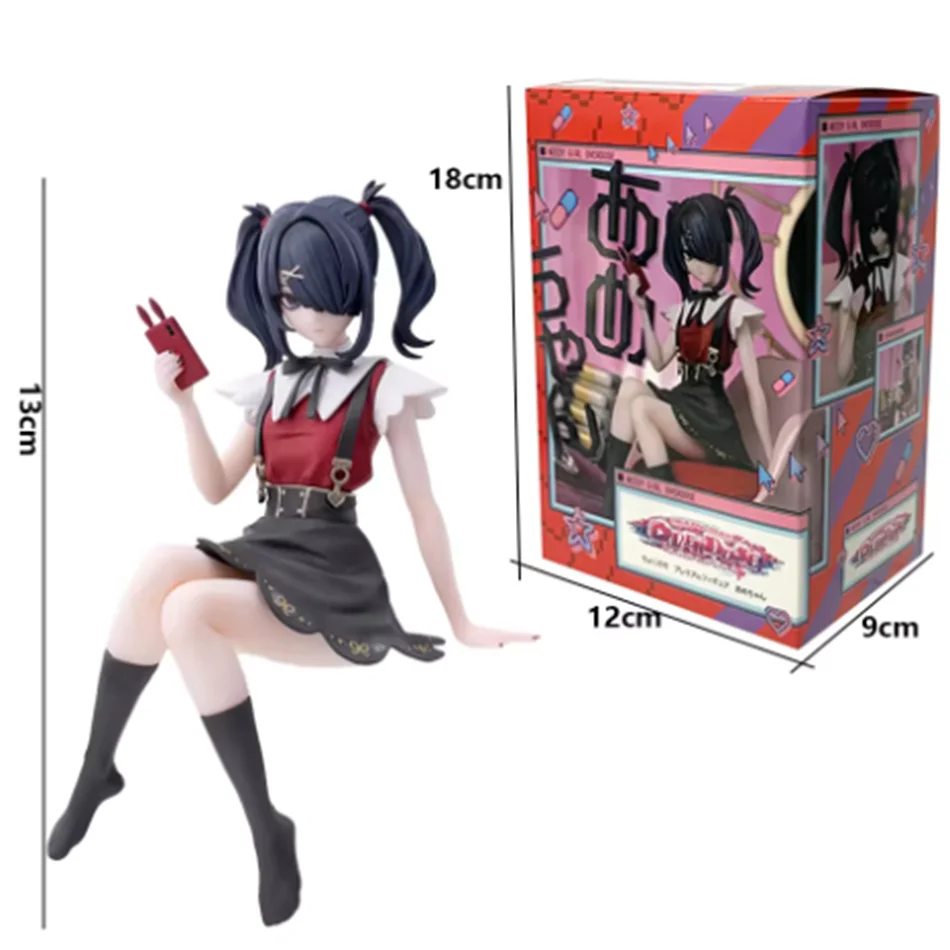 14CM Аниме NEEDY GIRL OVERDOSE Noodle Stopper Фигура KAnge Седнала Анимационна Модел Играчка Подарък Колекция Декоративни Орнаменти