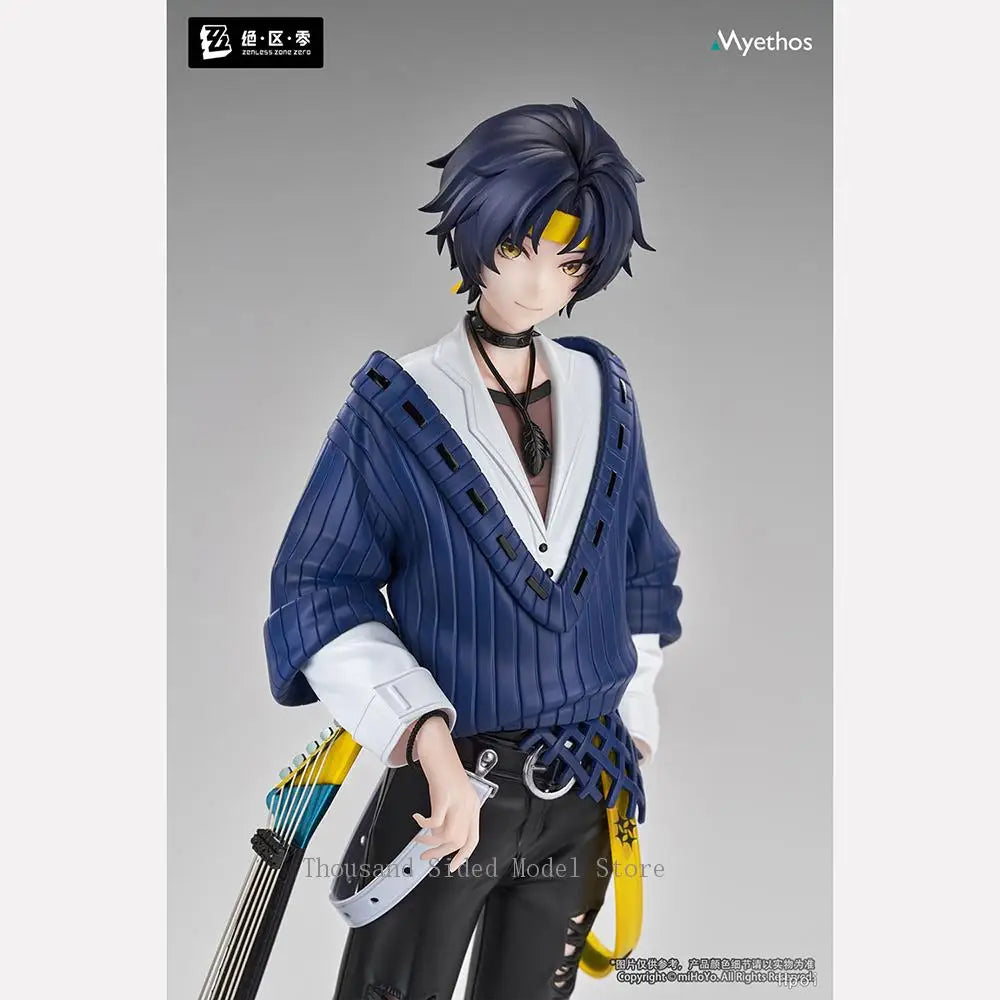 Original Myethos Gift+ Zenless Zone Zero Asaba Harumasa Sparkling Wonderland Ver. Genuine Action Figure Anime Model Toys 22.3Cm