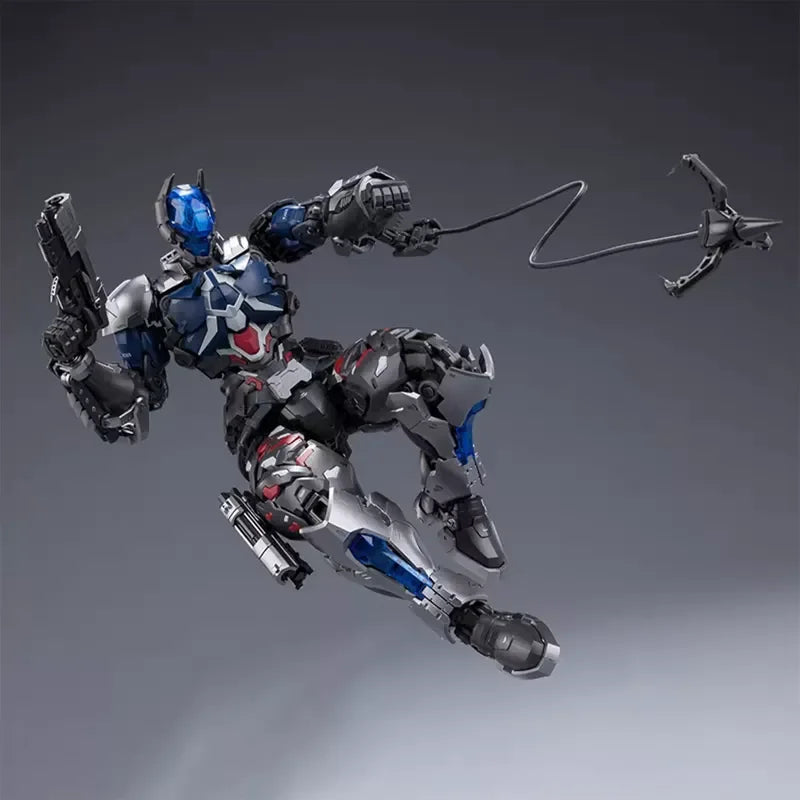 Hemoxian 1/10 Batman Arkham Knight Two Forms Switchable Assembly Model Kit Light Up Action Figure Superhero Model Toy Boys Gift