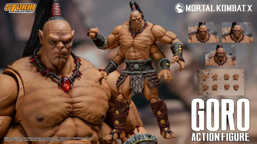 In Stock Storm Toys Mortal Kombat Final BOSS Shao Kahn DCMK14 Luxury Edition Villain Goro DCMK18 Action Figure Model Toys