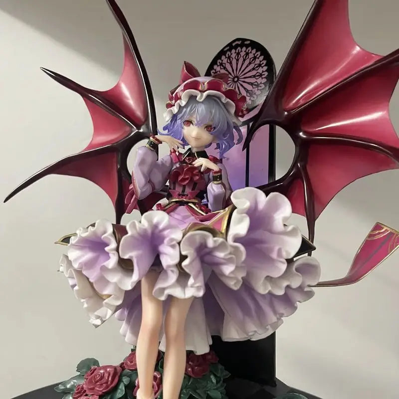 31cm Touhou Project Remilia Scarlet Vampire Game Girl Figure Model Statue Boys Collection Desktop Decoration Ornament Toys Gifts