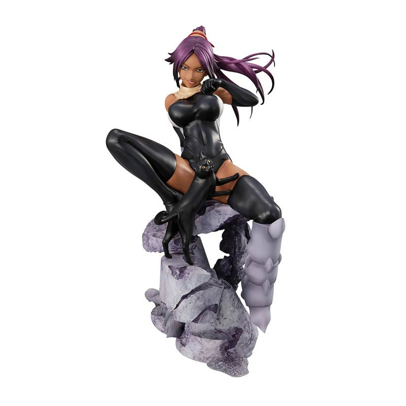MegaHouse GEM Original:BLEACH Shihouin Yoruichi 20cm PVC Action Figure Anime Figure Model Toys Figure Collection Doll Gift