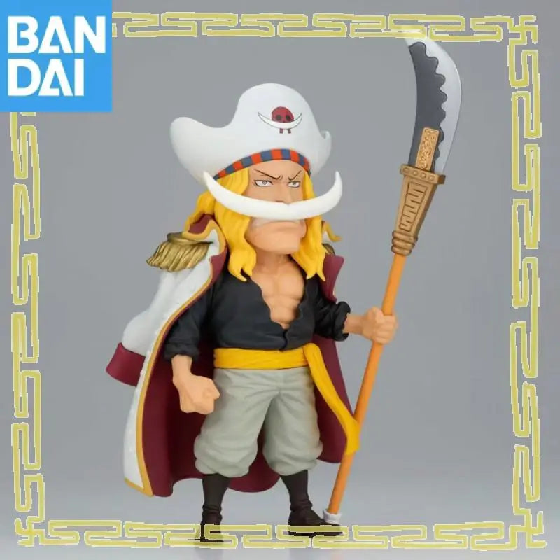 Genuine Bandai Namco Banpresto One Piece Edward Newgate Super Wcf Q Version Pvc Figure Model Collector Desktop Ornament Toy Gift