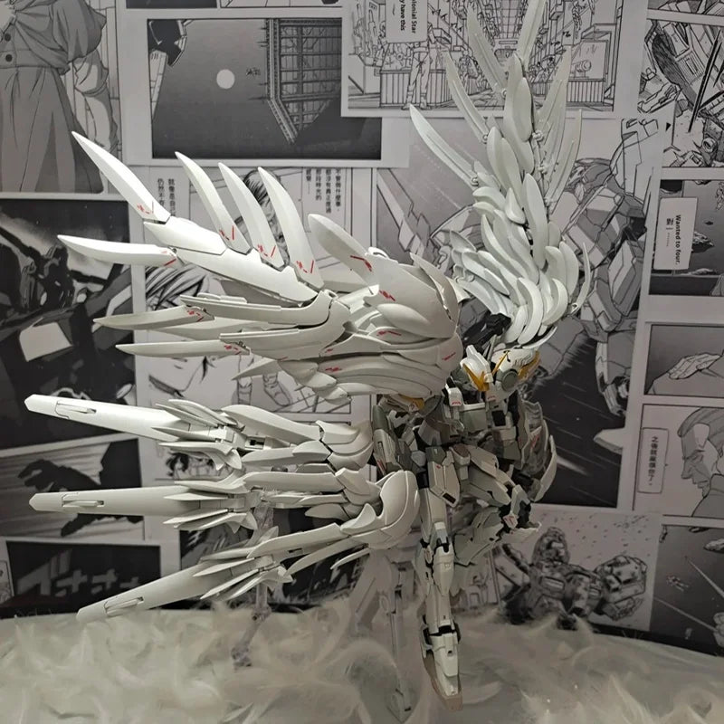In Stock Daban 8827 MG 1/100 Snow White Prelude Fix Model Kit XXXG-00YSW Wings Assembly Action Figures Plastic Model Custom Toys