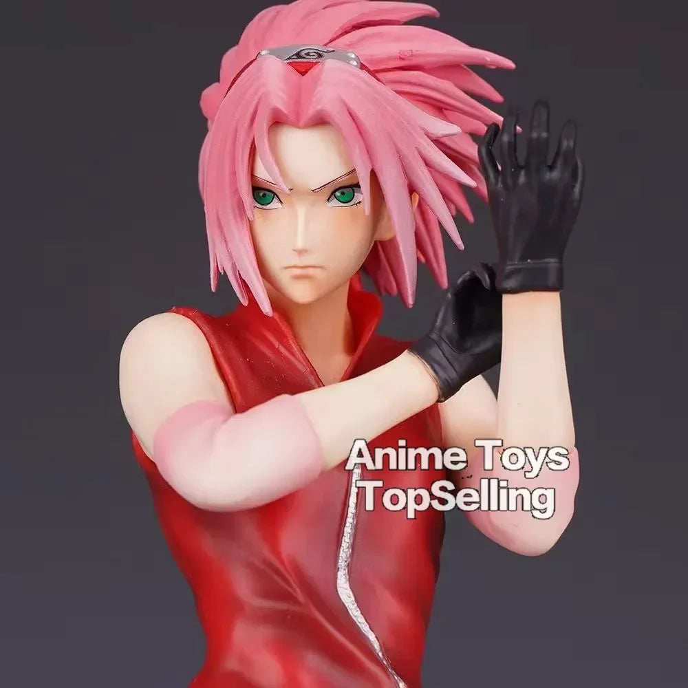 27,5 cm NARUTO Figur Haruno Sakura Figur PVC Hinata Statue Modell Sammlerspielzeug Geschenke