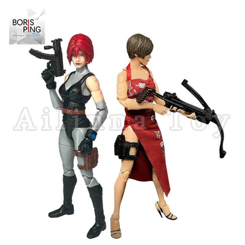 Boris Ping Toys AK18 Series 1/18 Action Figure Wave 2 Agent Wang and Avina (Standard) Anime Model