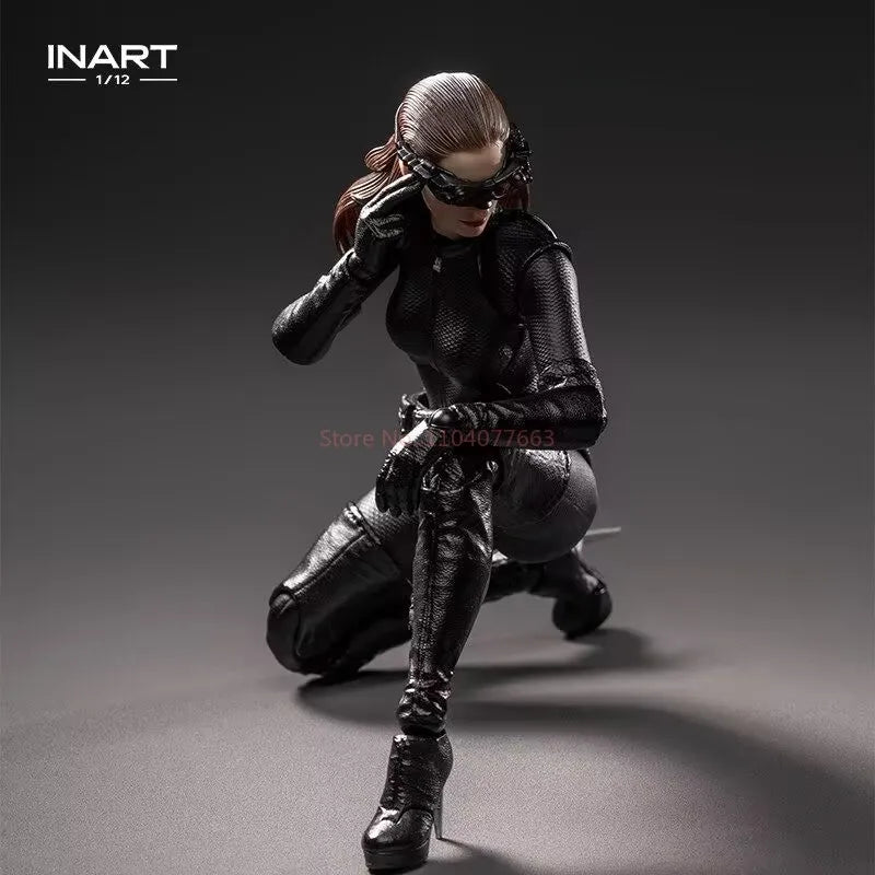 In Stock Inart Catwoman Selina Kyle Figure 1/12 Movability Model Toys The Dark Knight Rises Action Figures