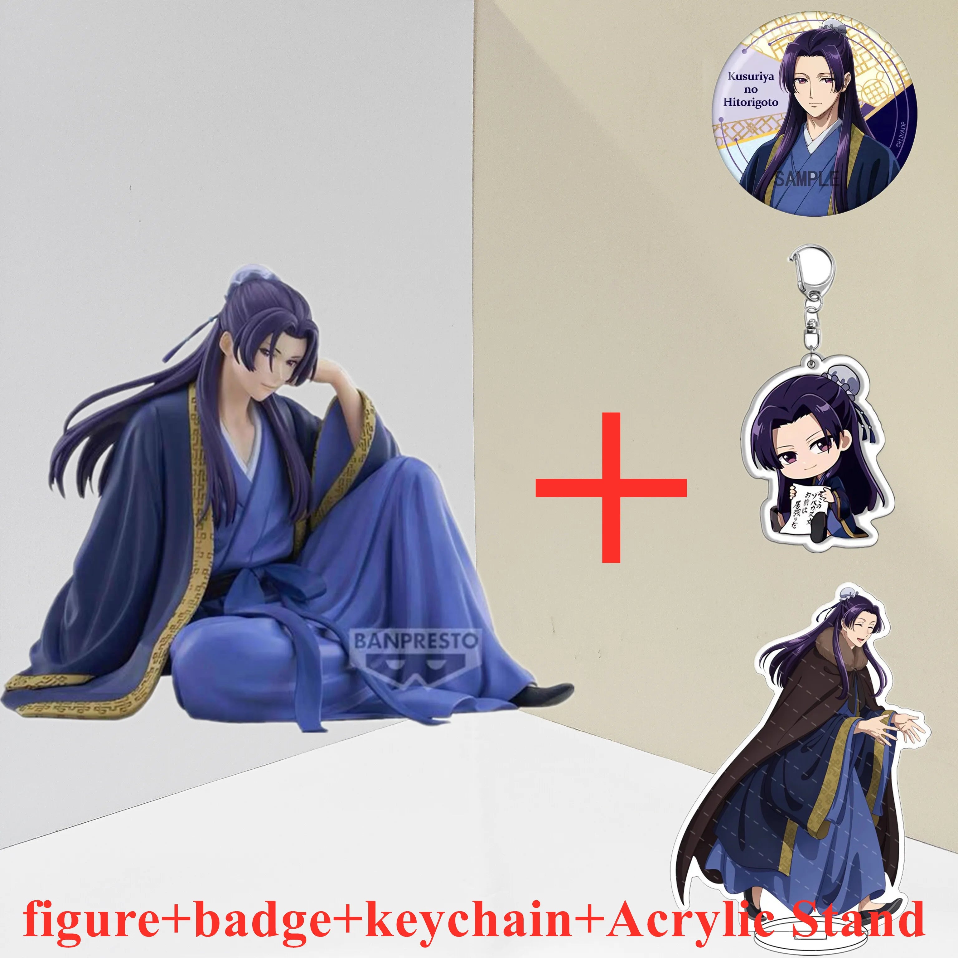 Bandai BANPRESTO The Apothecary Diaries Anime Jinshi Break Time Collection PVC Action Figures Kusuriya no Hitorigoto Figurine