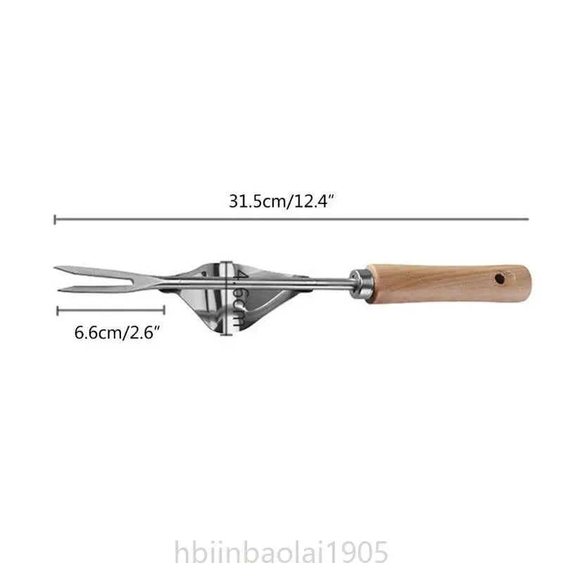 E74E Manueller Unkrautstecher für den Garten, Wurzelentferner aus Edelstahl, Unkrautzieher, Handwerkzeug 