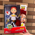 Pixar Toy Story 20th Anniversary Woody Jessie Sheriff Cowboy Talking Action Figures Desktop Model Toy Collectible Periphery Gift