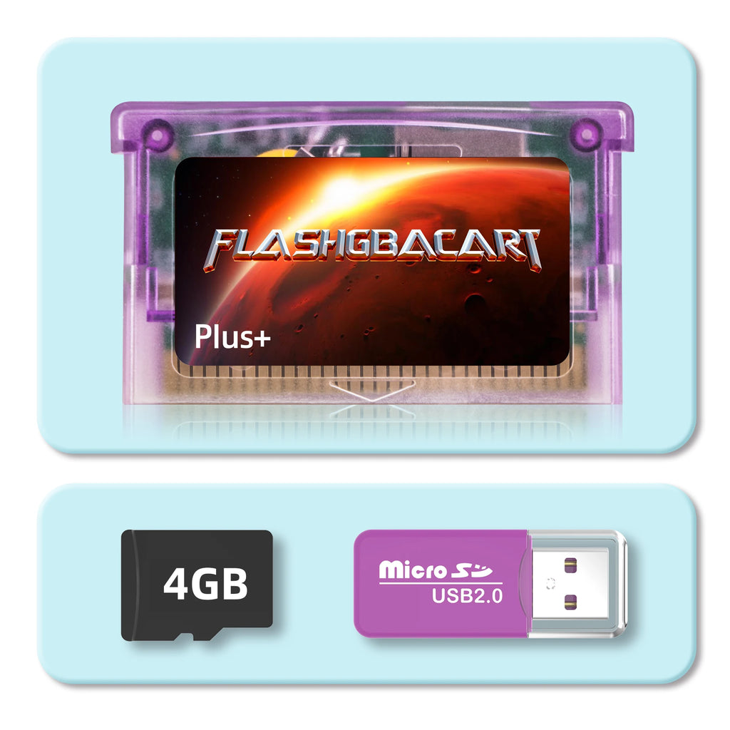 REMANK V1.5 Flash GBA Cartridge FLASHGBACART GBA Card 100+Retro Game Cart RTC 1M Flash GBC with GBA GBC GB NES Compatible DS