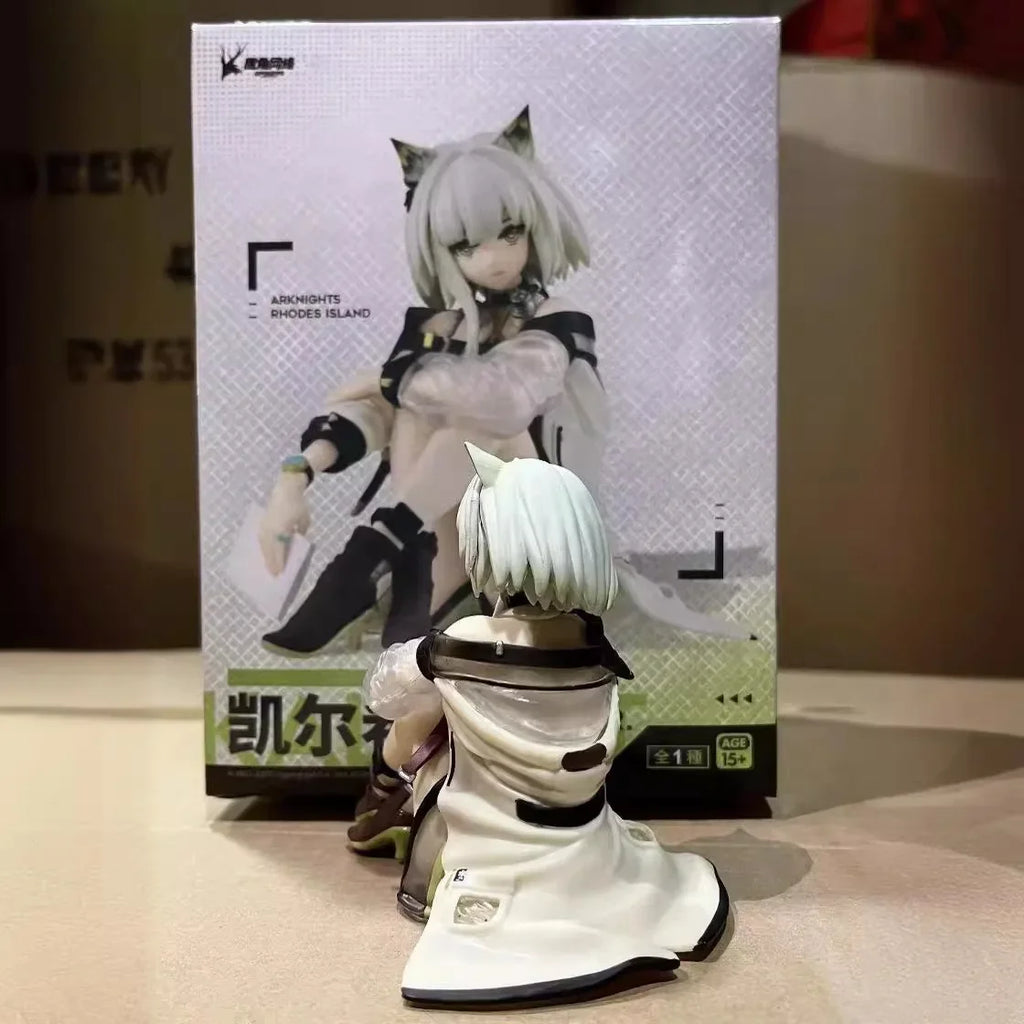 FuRyu Game Arknights Action Figures Kal'tsit Girl Pvc Action Figure Model Collection Toy 10cm